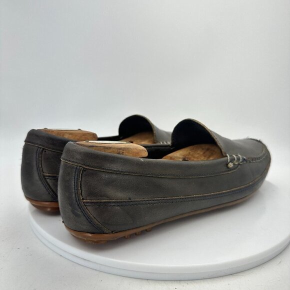 Allen Edmonds Interstate 90 Men Sz 9 Brown Leather Driving Moccasin Dress Shoes - Picture 5 of 14